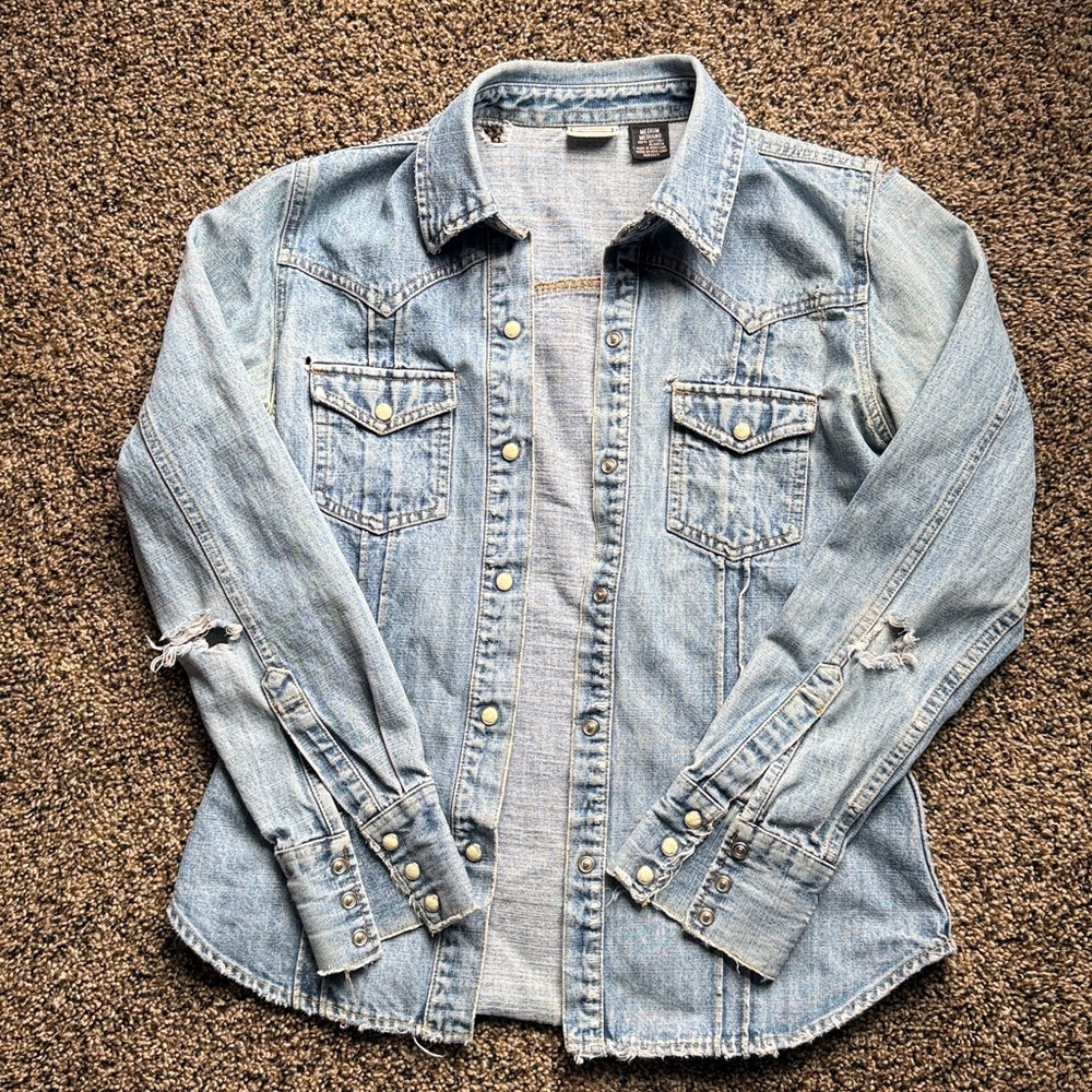 Arizona Jean company Light Blue Denim shirt